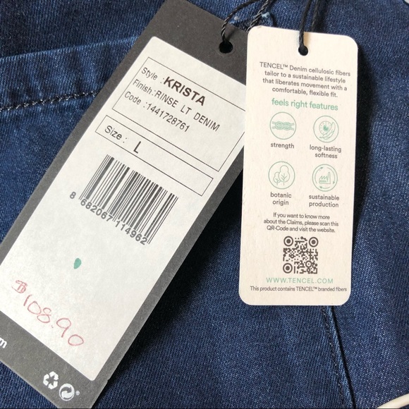 NWT Mavi X Tencel Krista Denim Romper - Picture 7 of 9